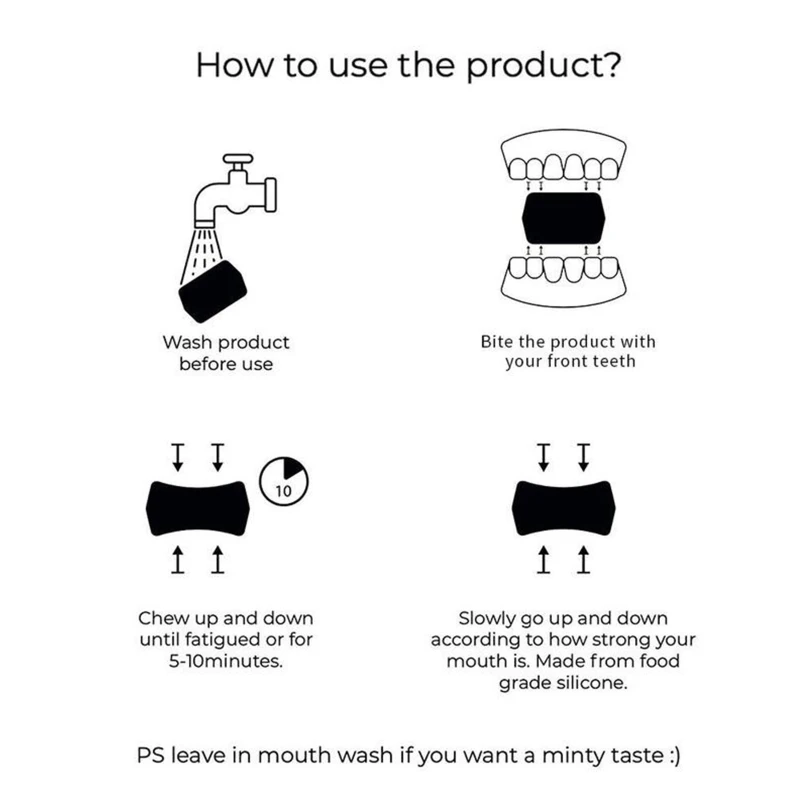 

1 Pair JawLine Exerciser Ball Facial Jaw Muscle Toner Face Cheek Lifting Tool