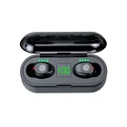 Новые беспроводные наушники F9 Bluetooth 5,0, наушники с зарядным устройством, Спортивная гарнитура, наушники с двойным микрофоном