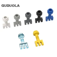 guduola steering lever 2433 hinge bar 2 with 3 stubs and top stud building block small particle moc build parts toy 50pcslot