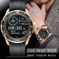 lige 2021 new smart watches men sports fitness watch waterproof heart rate monitor bluetooth for android ios smartwatch mensbox