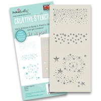 starry nights new stencil for 2021 scrapbook paper diary decoration embossing template diy craft supplies greeting card handmade