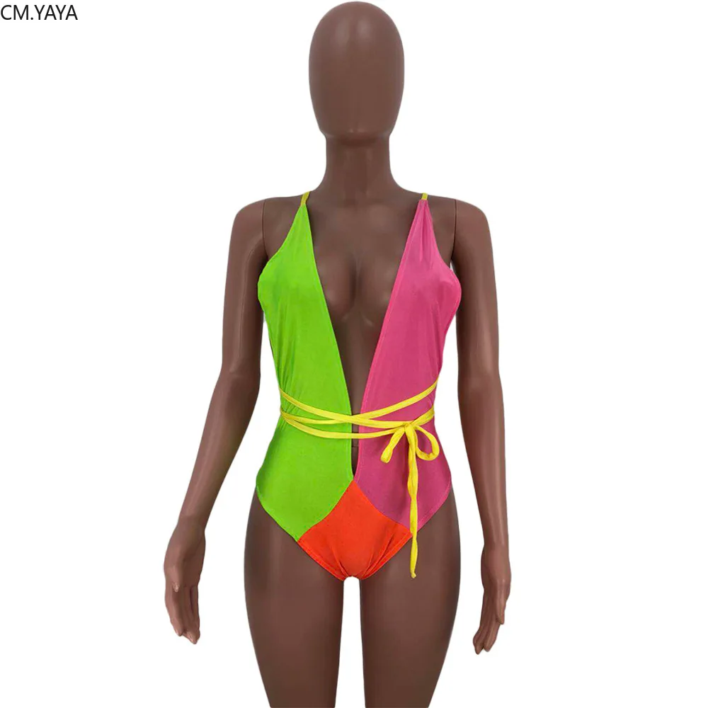 2019 летний женский комбинезон без рукавов пуловер с v-образным вырезом и лямкой на