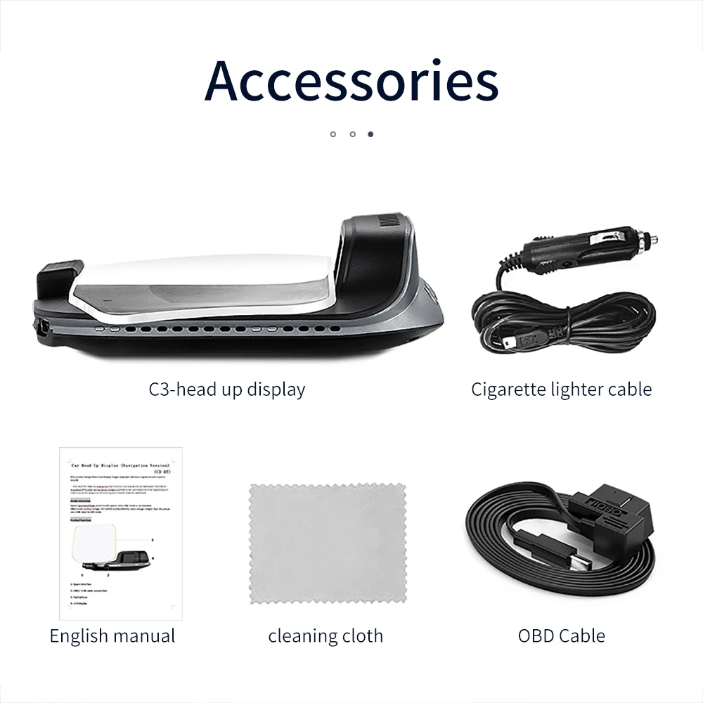 

C3 HUD OBD2 + GPS OBD2 GPS HUD / KMH