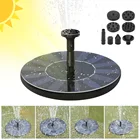 Мини-фонтан на солнечной батарее, садовый бассейн, пруд, декоративный плавучий фонтан на солнечной батарее, водяной насос для садового бассейна