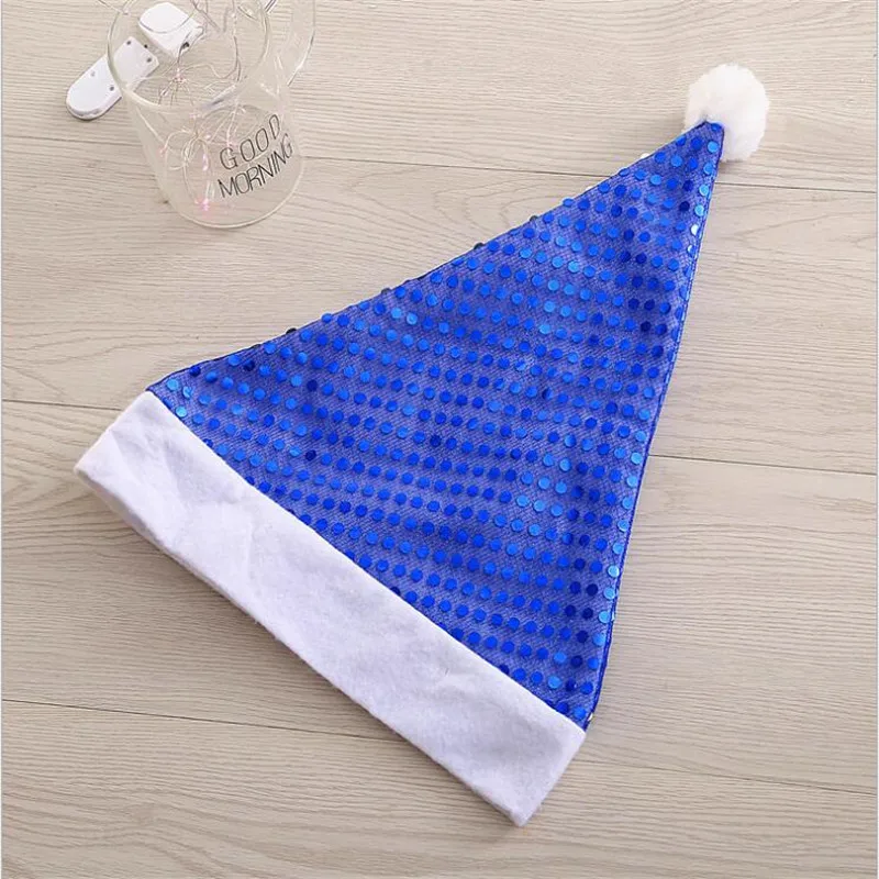 Лидер продаж рождественские украшения Рождественская шляпа с блестками для