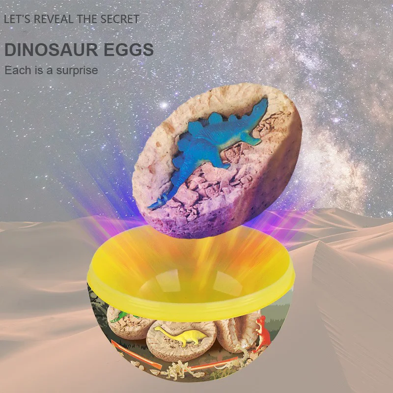 WEMMICKS Новинка копающие кости игрушки для раскопания яйцо динозавра