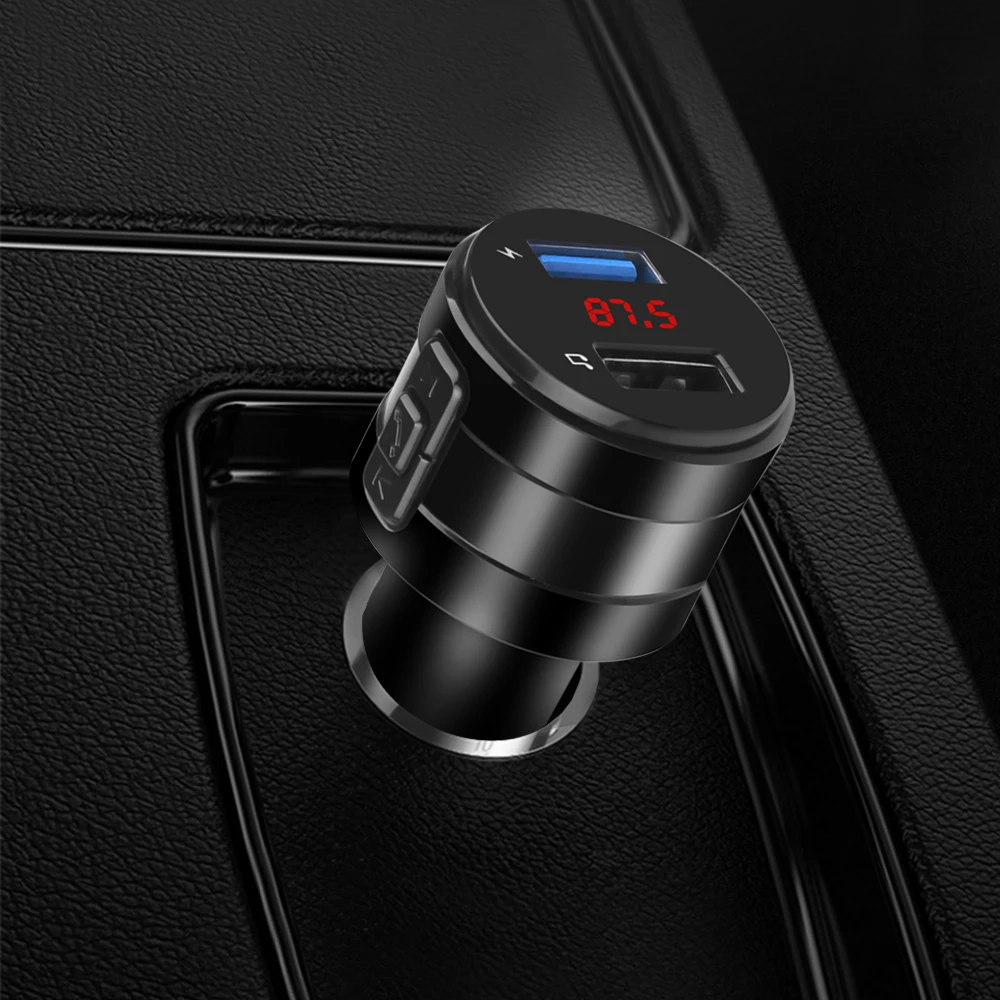 Автомобильный модулятор Bluetooth 4 2 FM-передатчик зарядное устройство для автомобиля