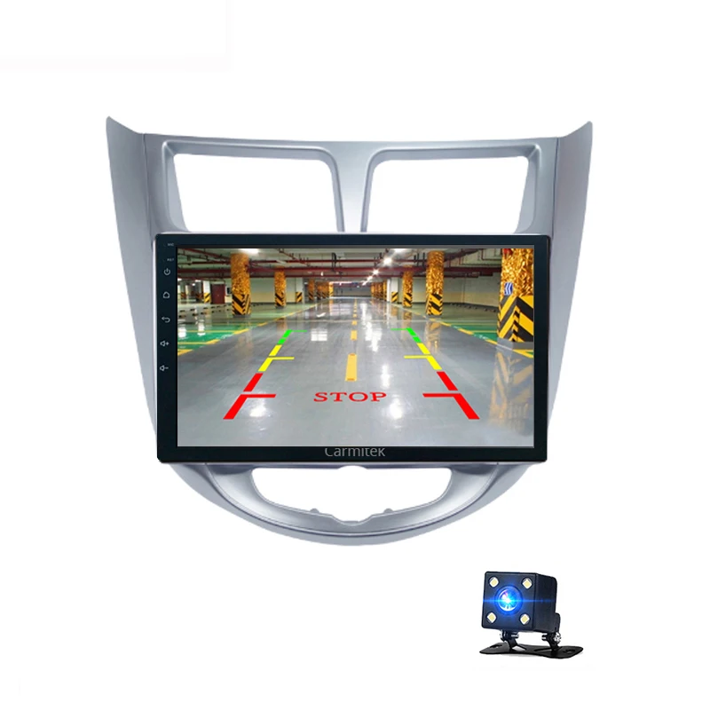 Автомагнитола на Android 8 1 мультимедийный видеоплеер с GPS навигацией для Hyundai Solaris