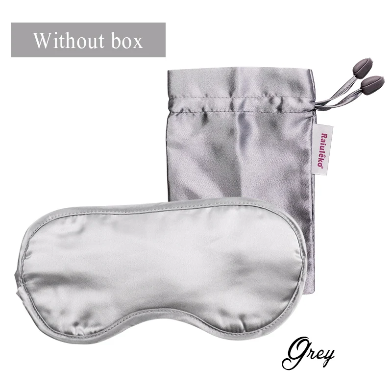 Gray No Box Высококачественная ткань быстро Спящая маска для глаз Регулируемая Повязка На Голову Повязка На глаза дышащая Ночная повязка на глаза для сна повязка - Цвет: Gray No Box