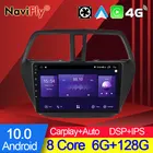 NaviFly 7862C 6G 128G Android 10 Автомобильный мультимедийный Радио Видео плеер для Suzuki SX4-CROSS 2014-2017 встроенный Carplay + Авто + DSP + 4G