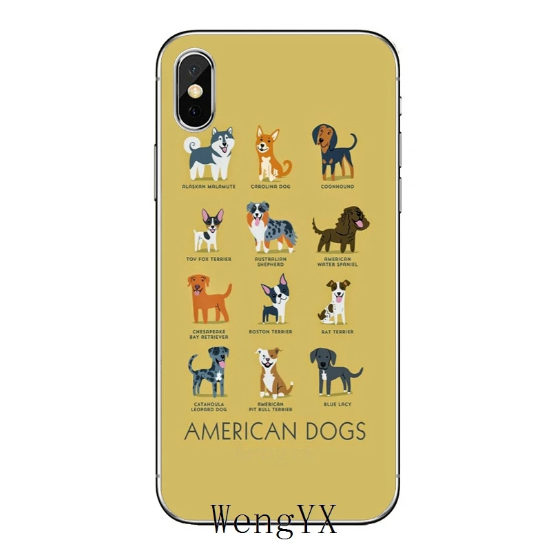 cartoon The World Breeds Cute Dog cover case For Samsung Galaxy S10e Lite S9 S8 S7 S6 edge Plus S5 S4 S3 Note 10 9 8 5 4 mini | Мобильные