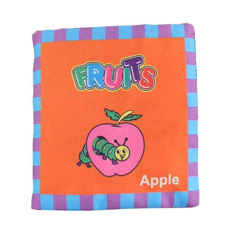 

Baby Intelligence Development Educational music Cloth book Toy Soft Cloth stereoscopic Learning Cognize Books toys