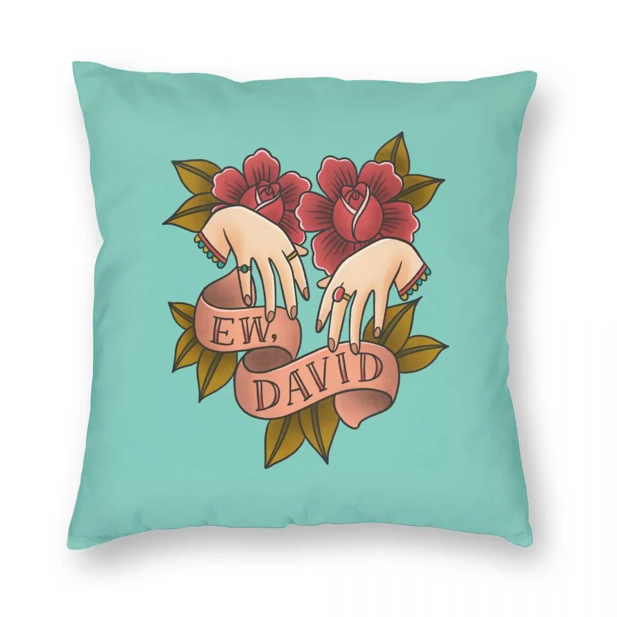 

Ew David Schitt's Creek Alexis Rose Pillowcase Polyester Linen Velvet Creative Zip Decor Throw Pillow Case Room Cushion Cover 18