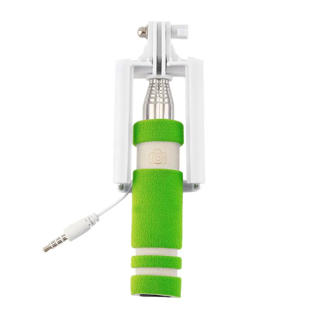 Раздвижная мини селфи палка из нержавеющей стали 14 60 см проводной монопод с