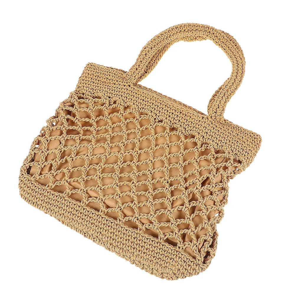

Creative Hand-woven Shoulder Bags Summer Handbags Simple Style Totes for