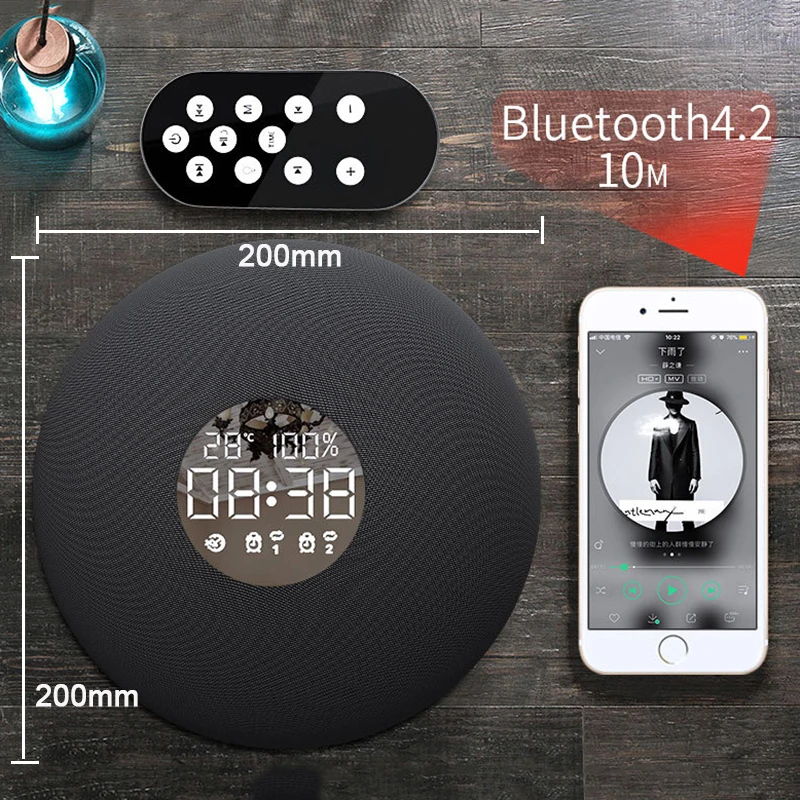 

yAyusi S6 Bluetooth Speaker Portable wireless Stereo 10W high power With 2 5W internal magnetic speakers and 4 bass diaphragms