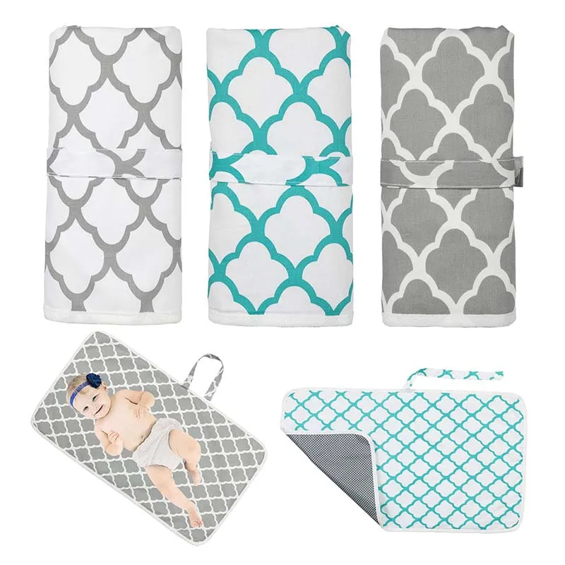 

Portable Newborn Baby Changing Mat Waterproof Foldable Infant Travel Changing Diaper Nappy Pad