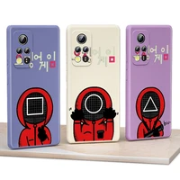 squid game round six for honor 50 20i x20 x10 10x 10i 9x 9c 9s 8a play 3 4 5 5t pro lite 5g liquid silicone phone case