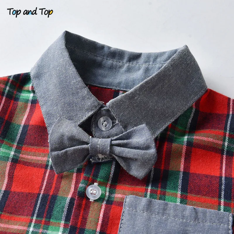 Рубашка с длинным рукавом и галстуком-бабочкой на подтяжках |