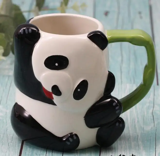 Милая мультяшная 3D Ручная обезболивающая животная панда бамбуковая
