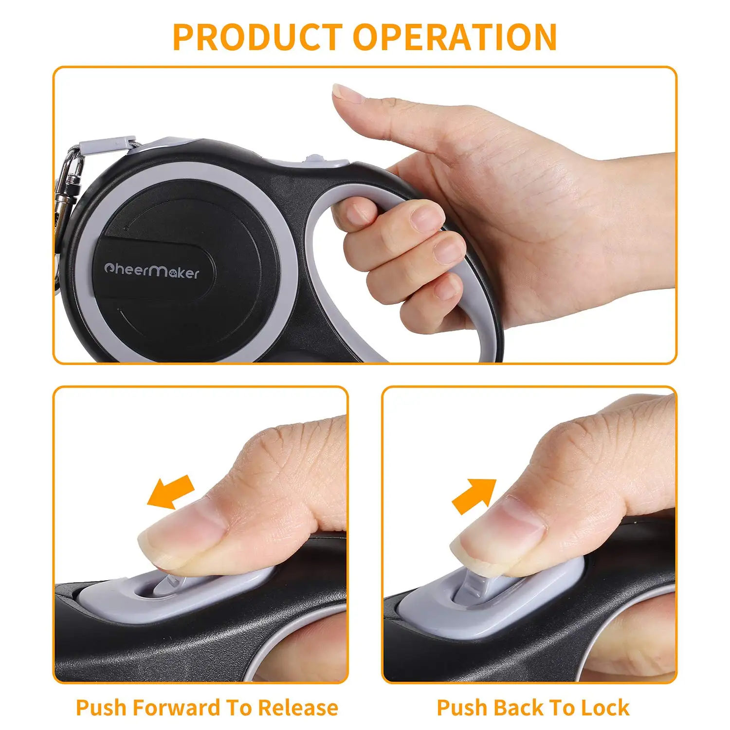 Втягивающийся поводок для собак прочная нейлоновая оплетка продлевает на