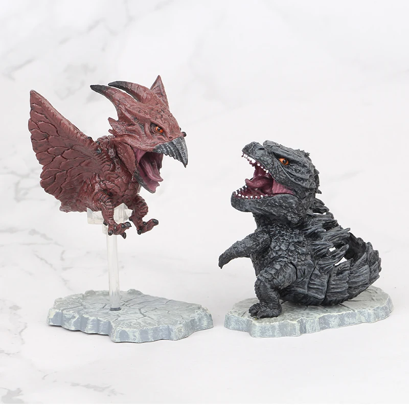 7 шт./компл. Gojira симпатичная 3-9 см ПВХ экшн-фигурка модели игрушки |