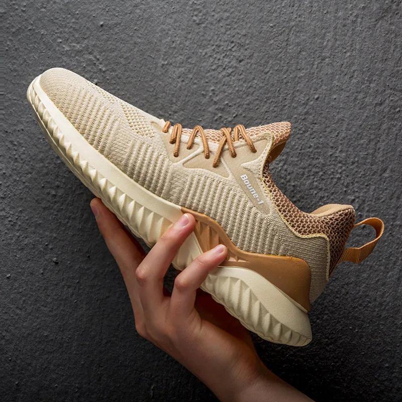 

Новинка Мужская Повседневная вязаная обувь дышащая Спортивная обувь для бега