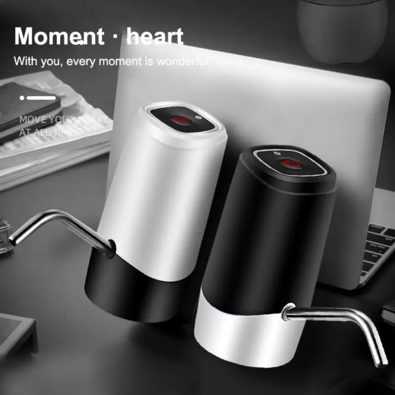 

Water Bottle Pump Rotatable Electric Water Dispenser Pump USB Charge Drinking Dispenser Water Pressure Absorber Home Accessories
