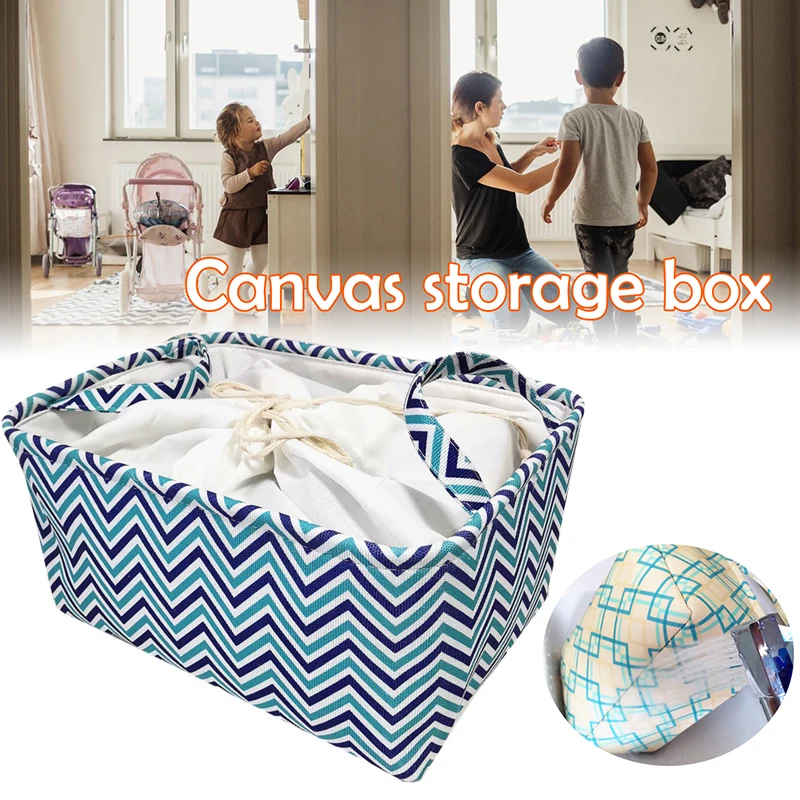 

Folding Cloth Steel Frame Storage Box Clothes Storage Bins For Toys Organizers Baskets For Nursery Office Closet Shelf