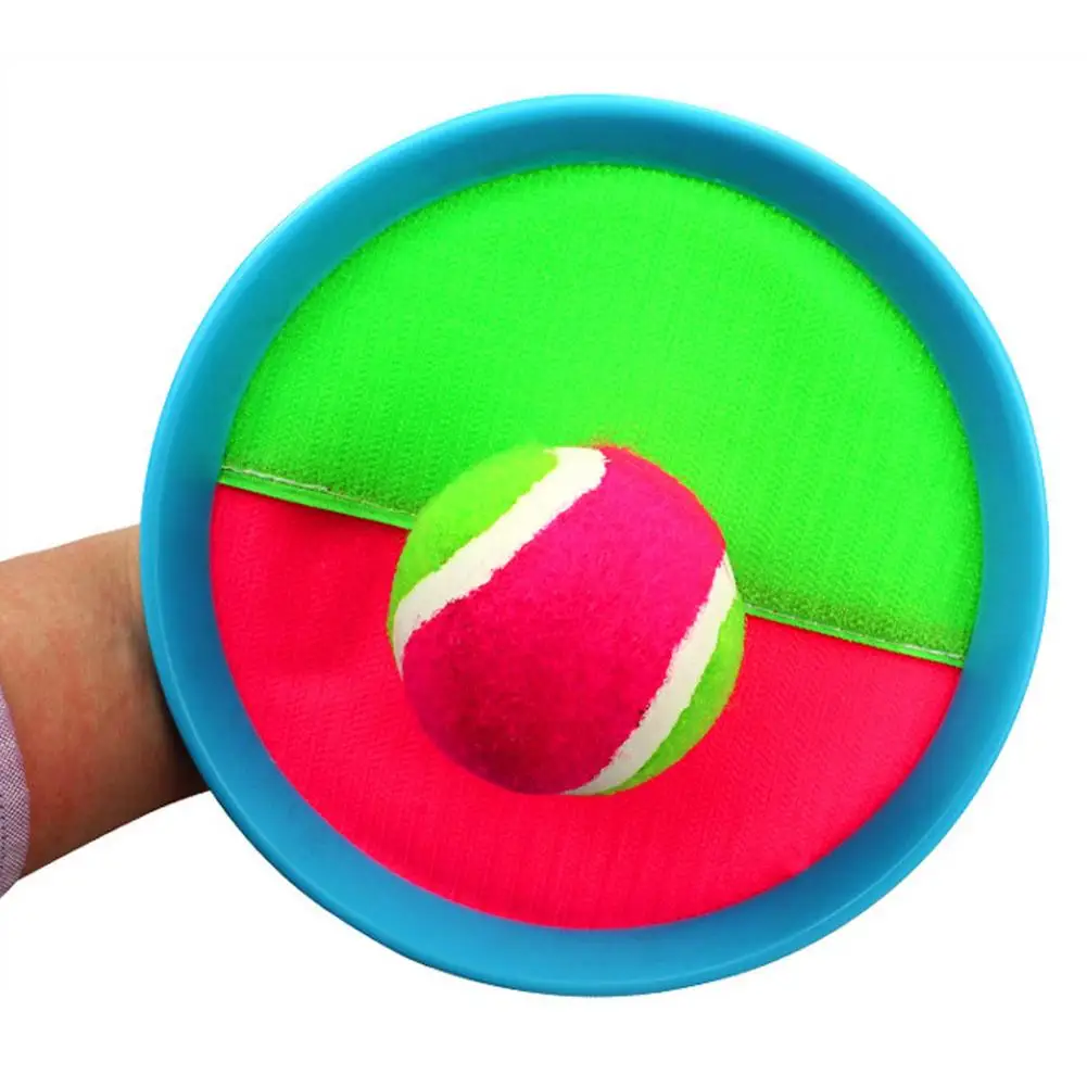 

Kids Sucker Sticky Ball Toy Outdoor Sports Paddle Toss Catch Ball Game Set Throw And Catch Parent-Child Interactive Outdoor Toys