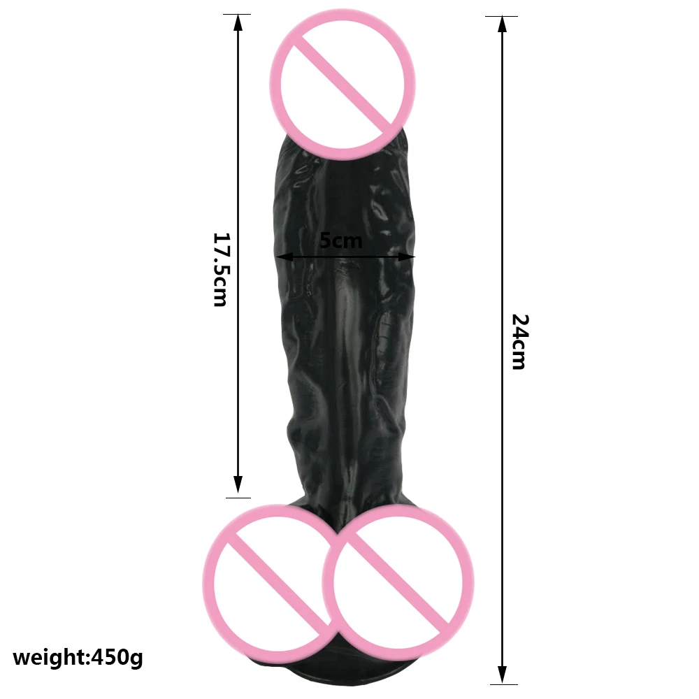 24*5 см Супер огромный реалистичный фаллоимитатор для взрослых интимные игрушки