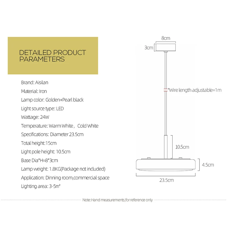 Aislan скандинавский светодиодный черный подвесной светильник для кухни столовой