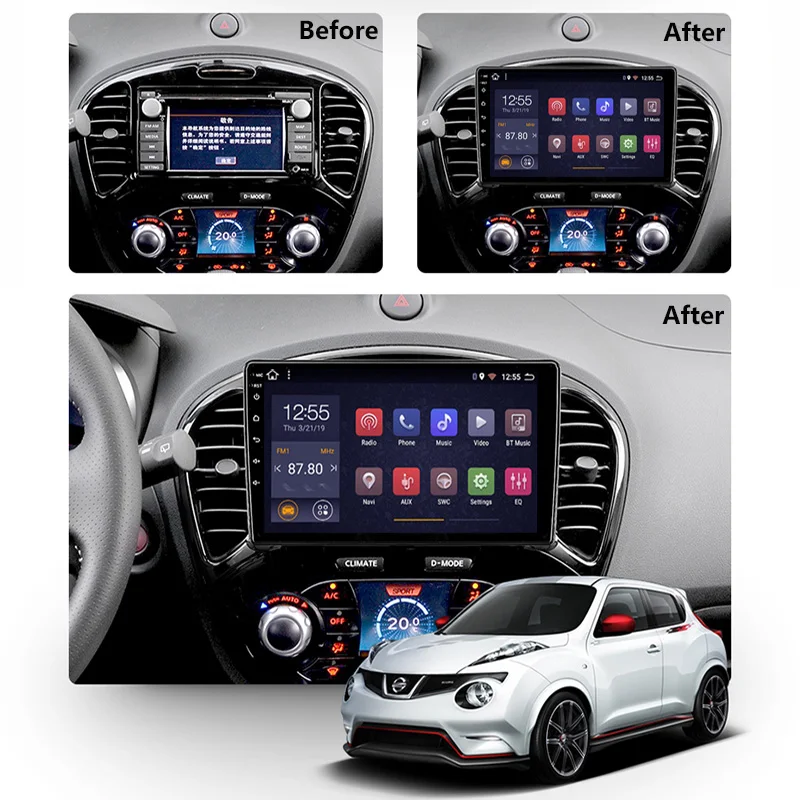 Автомагнитола на Android 8 1 мультимедийный плеер для NISSAN JUKE 2016 система GPS-навигации
