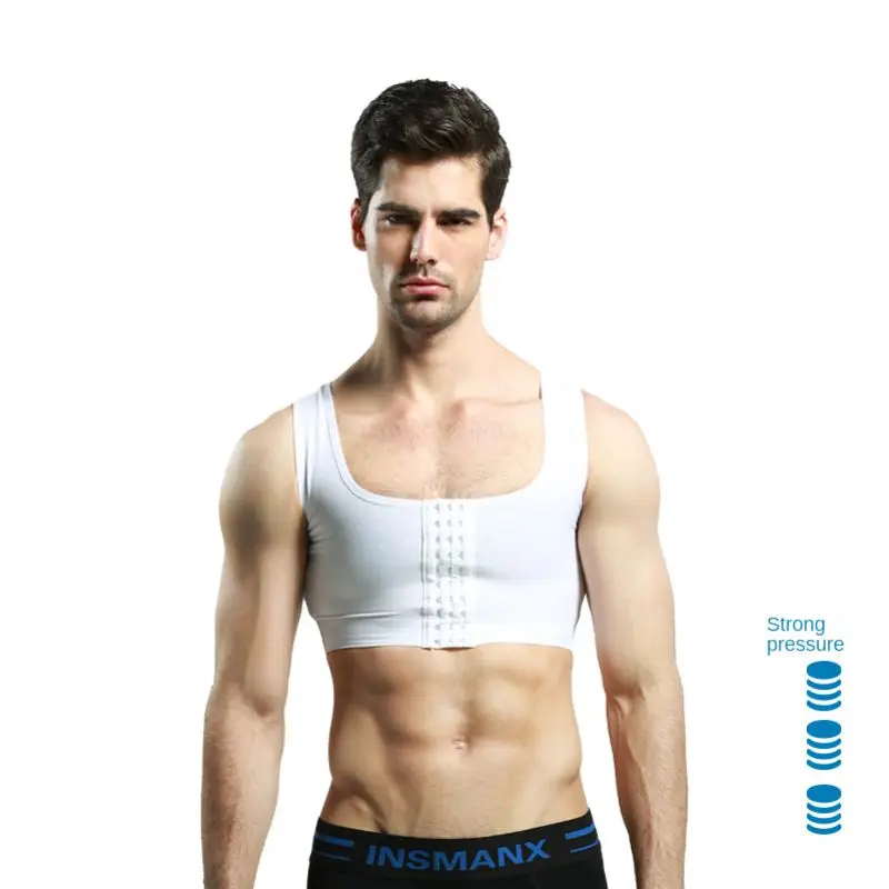 

Men's Body Shaping Clothes Men's Corset Waistcoat Close Chest Underwear Shape Chest Fat Sexy Big Chest Man Gothic Halloween
