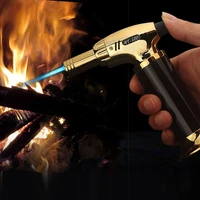 high fire spray gun welding heating barbecue spray inflatable direct punching lighter without gas