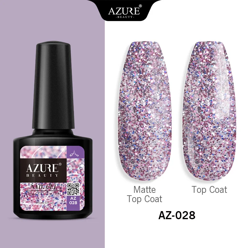 Azure beauty новейший Гель-лак для ногтей 10 мл замачивающийся Блестящий светодиодный Гель-лак для Ногтей Стойкий Гибридный лак Полупостоянный гель - Цвет: 28
