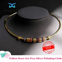 high quality s925 sterling silver rainbow necklace for ladies glamour collar for women cla chain luxury original brand jewelry