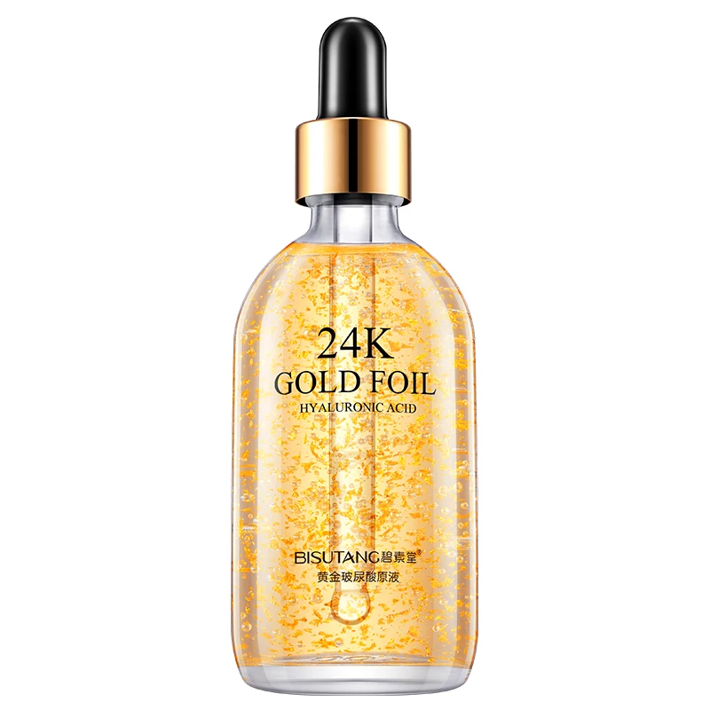 

100ml 24K Firming Skin Facial Serum Anti-Aging Moisturzing Face Liquid Hyaluronic acid Serum Anti Aging Anti Wrinkle Acne Art