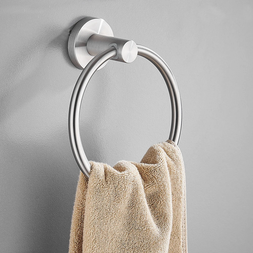 

Towel-Ring Bathroom Toilet by 304 Stainless Steel Brushed