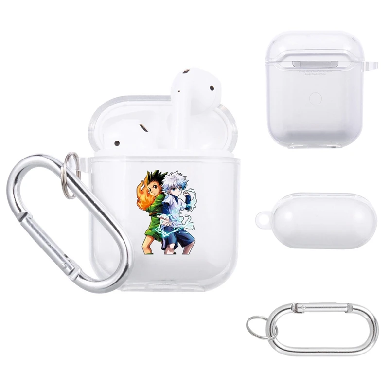 

Anime Hunter x Hunter Silicone Soft TPU Protect Case Cover for Airpods 1/2 Charging Box for Apple Bluetooth Earphone