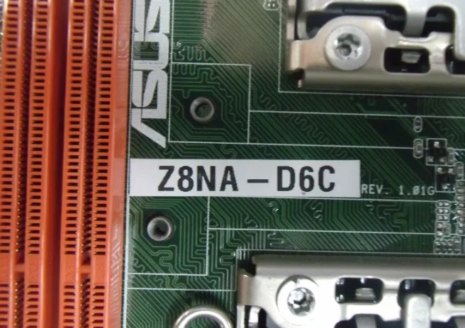 Материнская плата ASUS Z8NA-D6C системная материнская 1366 с двумя серверами X58 |