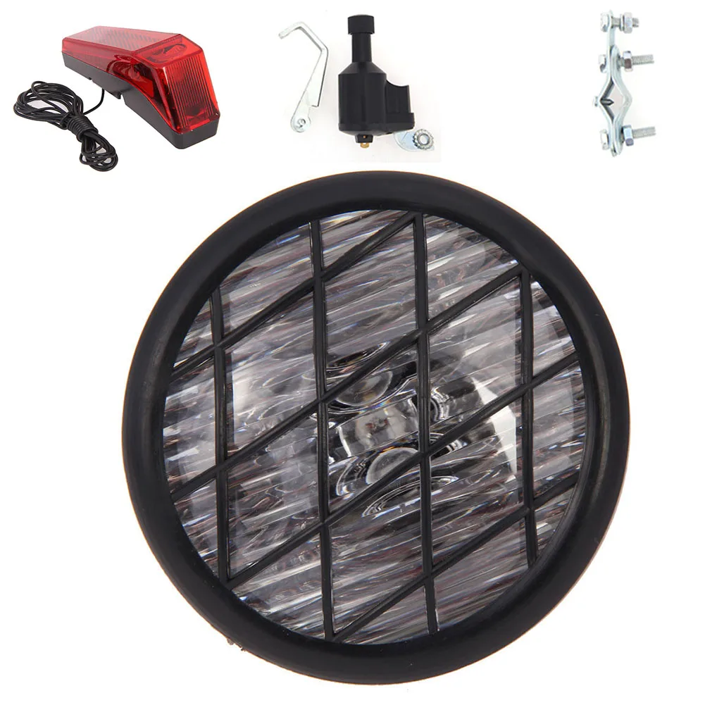 6 в 3 Вт аксессуары для фар задний фонарь велосипеда набор езды на колесах