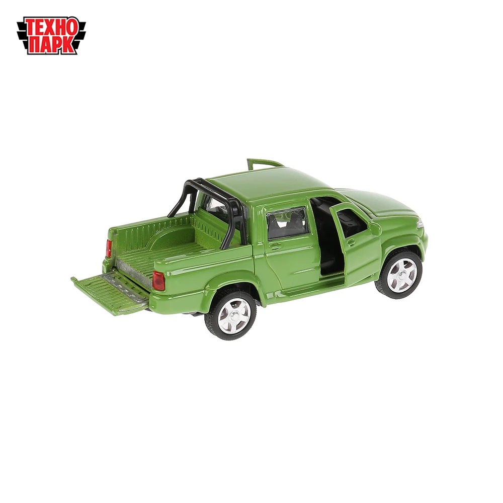 Машина металл ТЕХНОПАРК UAZ PICKUP длина 12см открываются двери инерционная