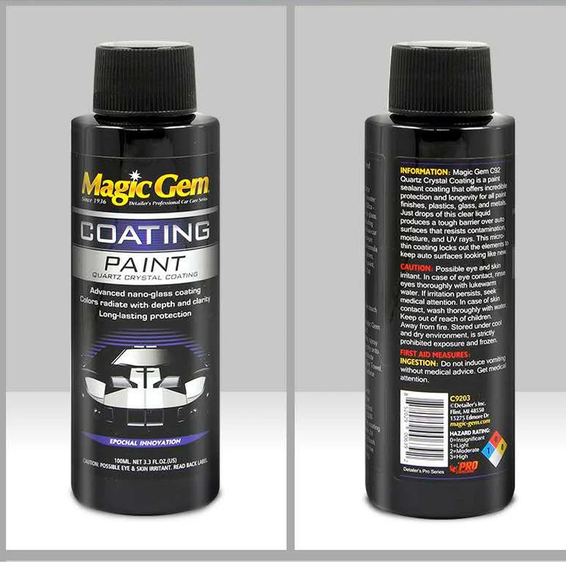 100 мл Нанокристаллическое кварцевое покрытие с распылителем жидкое для