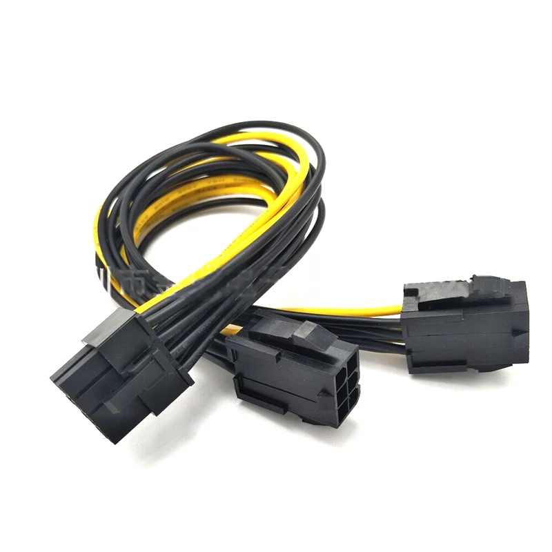 20 см PCIe Графика карты Мощность кабель двойной 6 контактный разъем одиночный 8 Pin