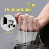traceless tape 1235m reusable double sided adhesive nano tapes removable sticker washable adhesive loop disks tie glue