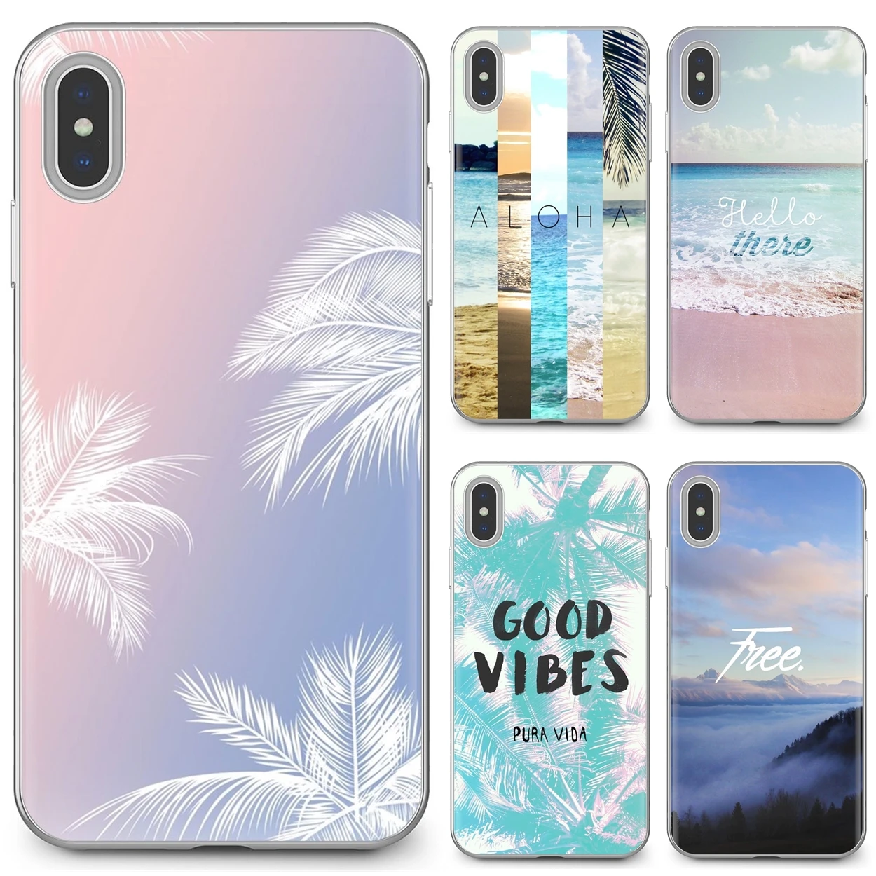 Купите силиконовый чехол для телефона Aloha летние полосатые обои Xiaomi Redmi 4A 7A S2 Note 8 3