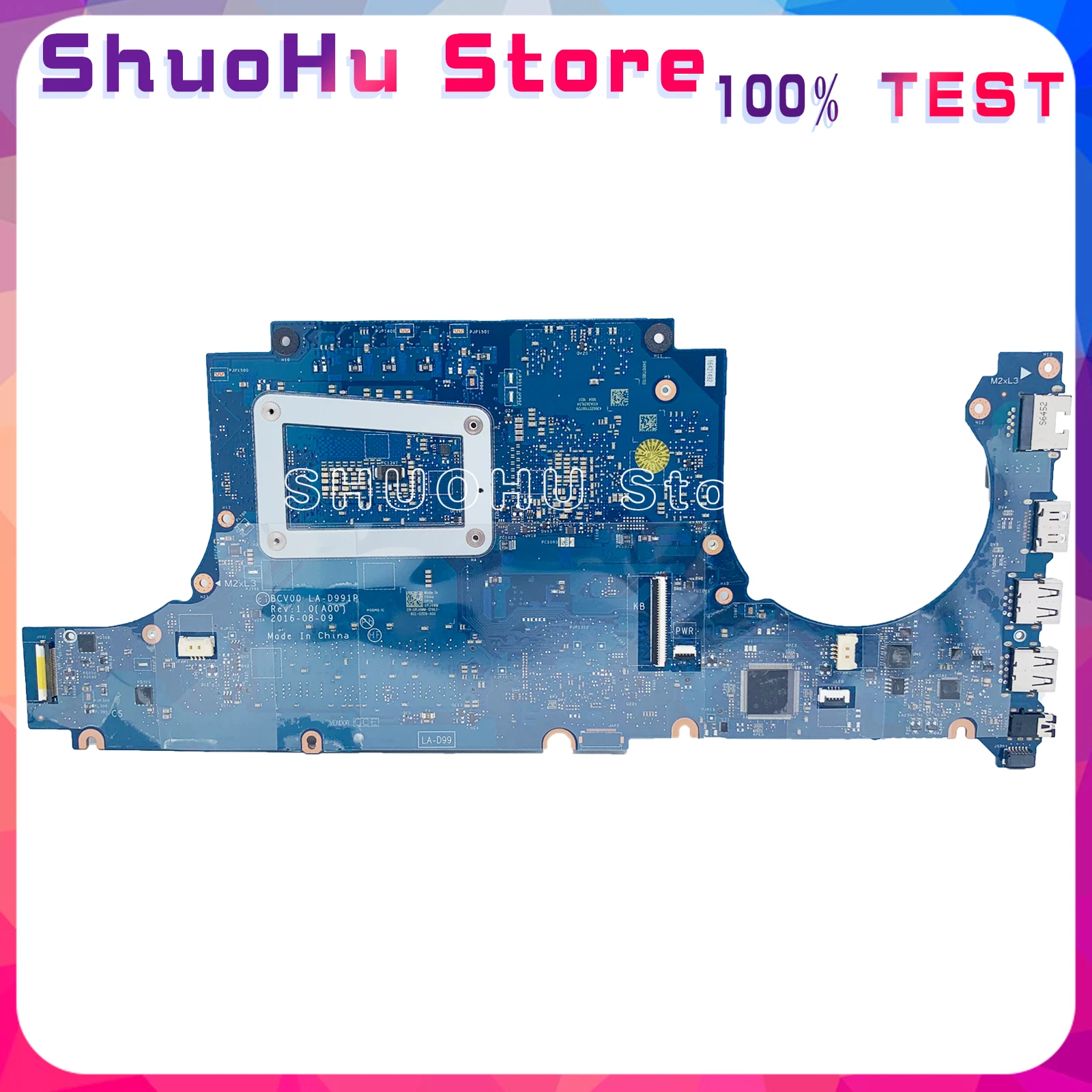 LA D993P материнская плата для ноутбука DELL Inspiron 15 7566 7466 I5 7300HQ GTX1050M тест