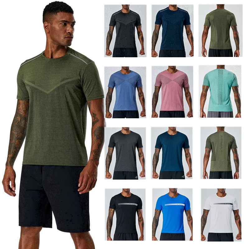 Мужские футболки для бега быстросохнущая компрессионная Спортивная Толстовка