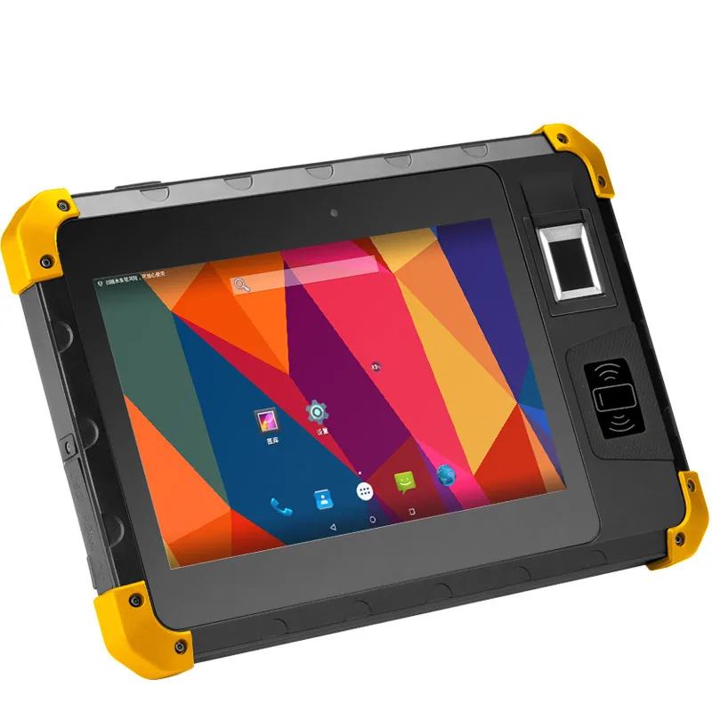 IP67 Rugged Wireless Handheld UHF Fingerprint Large Memory RFID Andriod Tablet